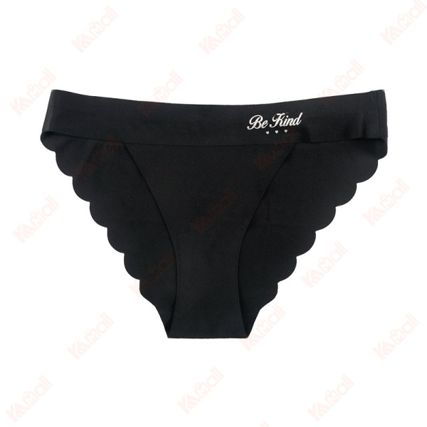 all black wide waist panties